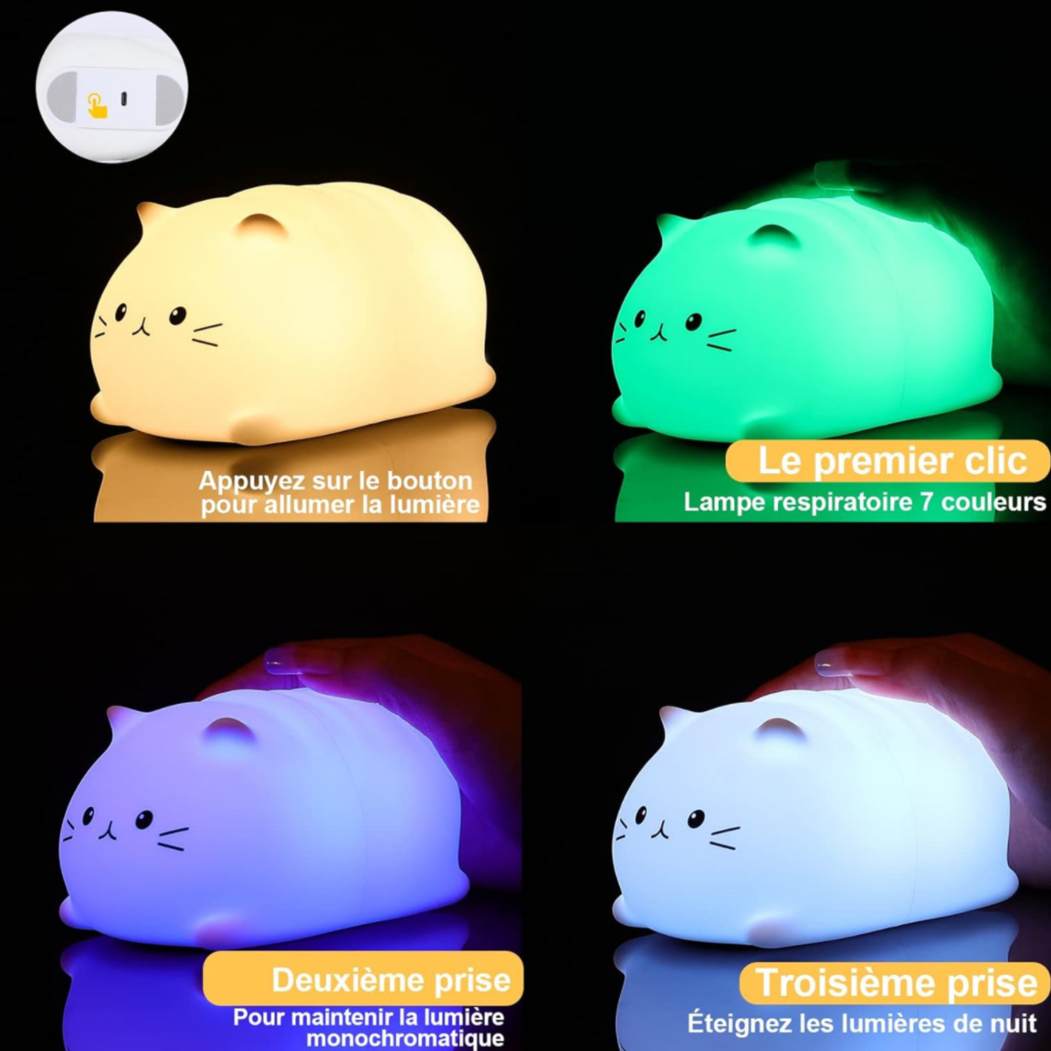 Veilleuse Chat I Veilleuse Bebe